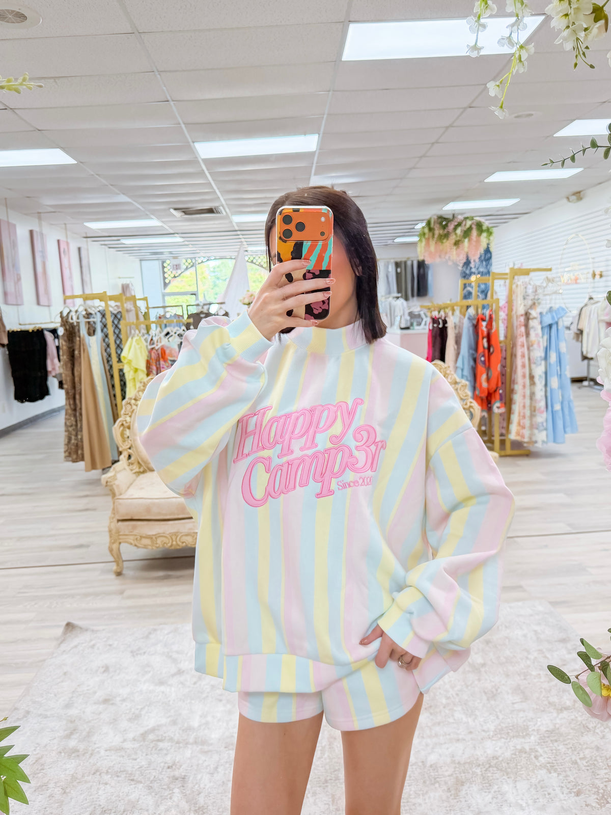 Happy Camper Sherbet Mockneck