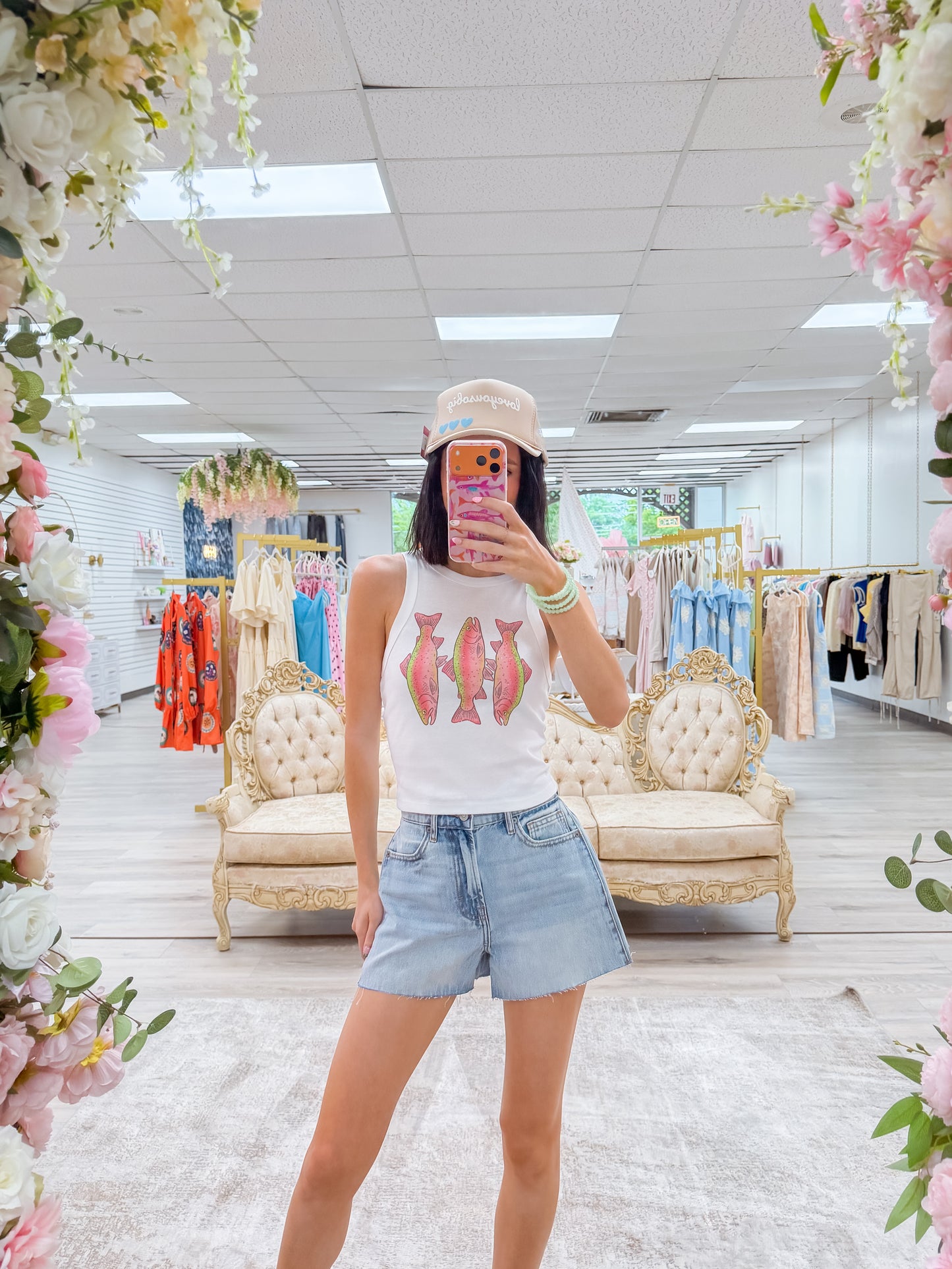 Pink Trout Tank