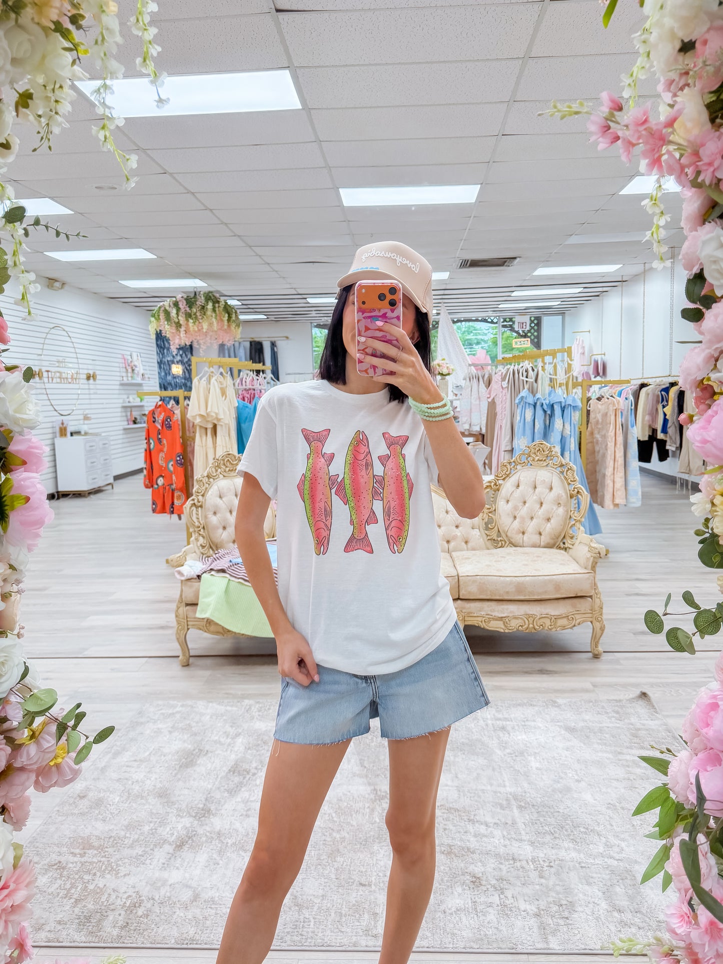 Pink Trout Tee