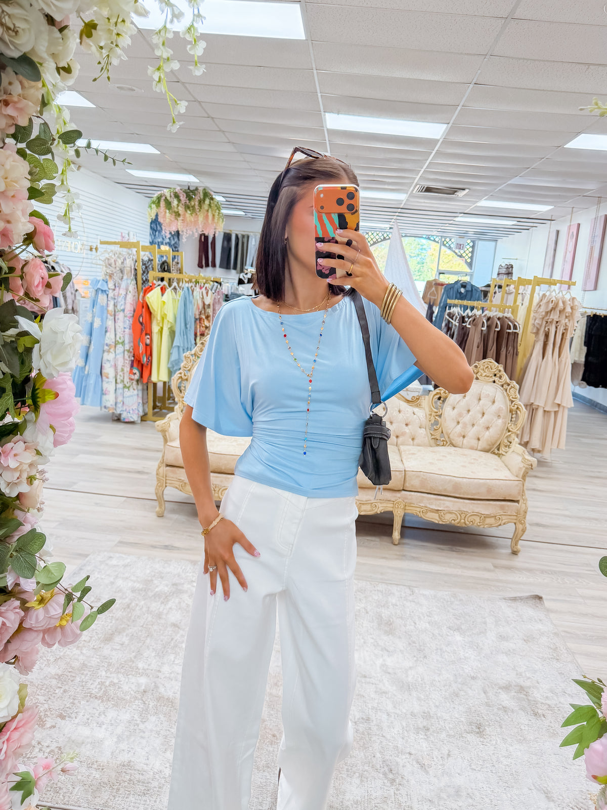 Emily Top- Blue