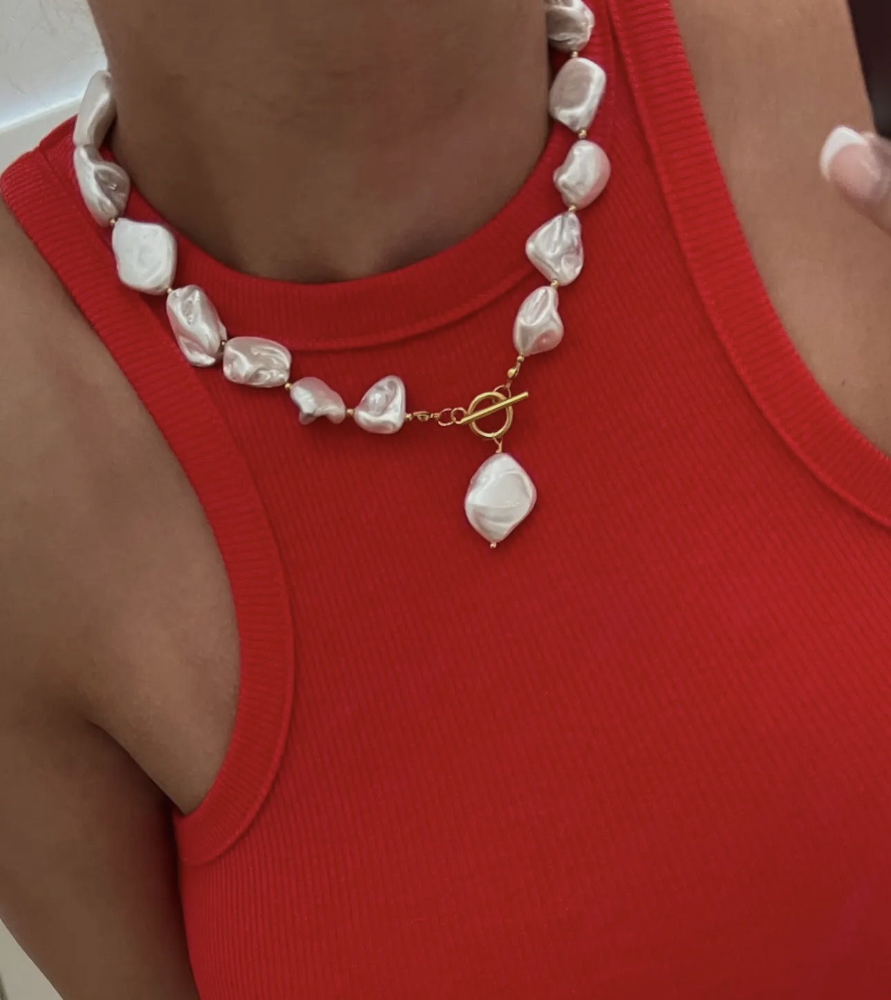 Chunky Pearl Necklace
