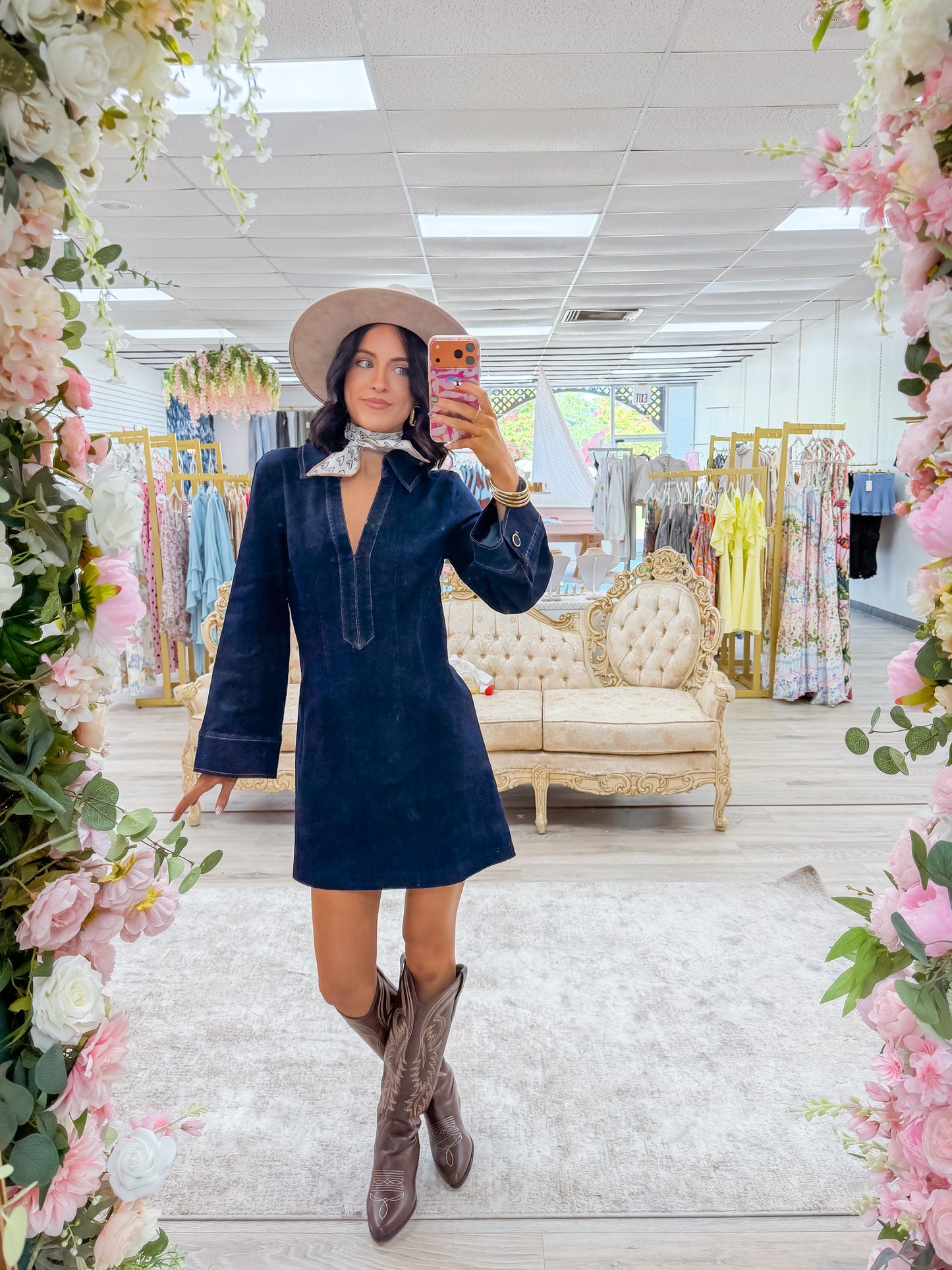 Frannie Denim Dress
