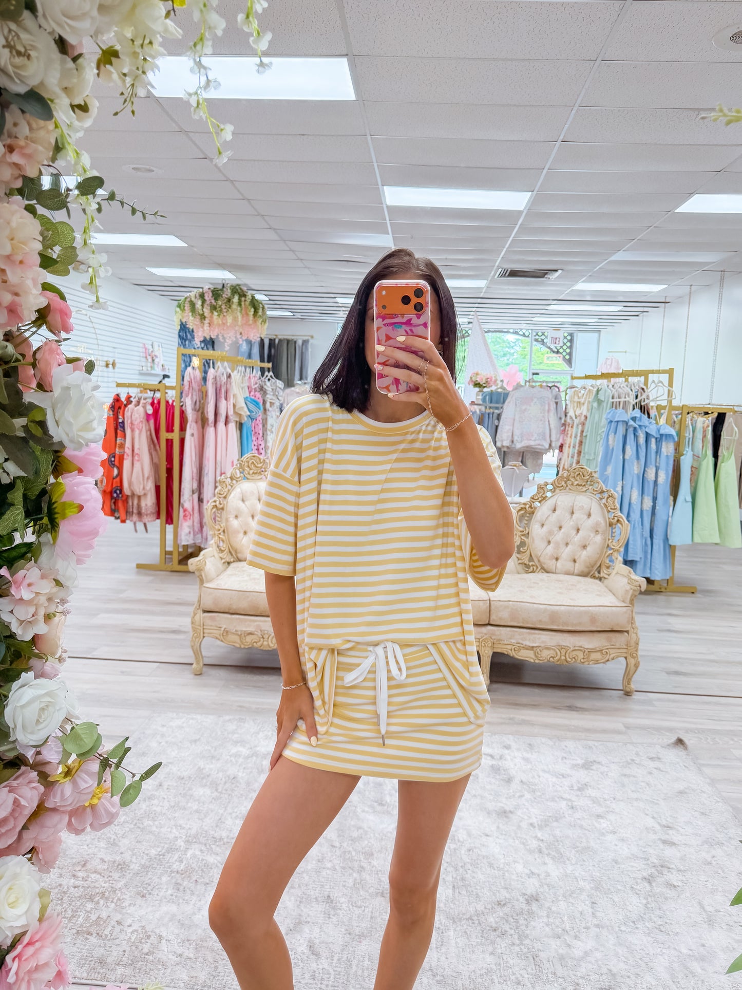 Livi Set Yellow- Skort