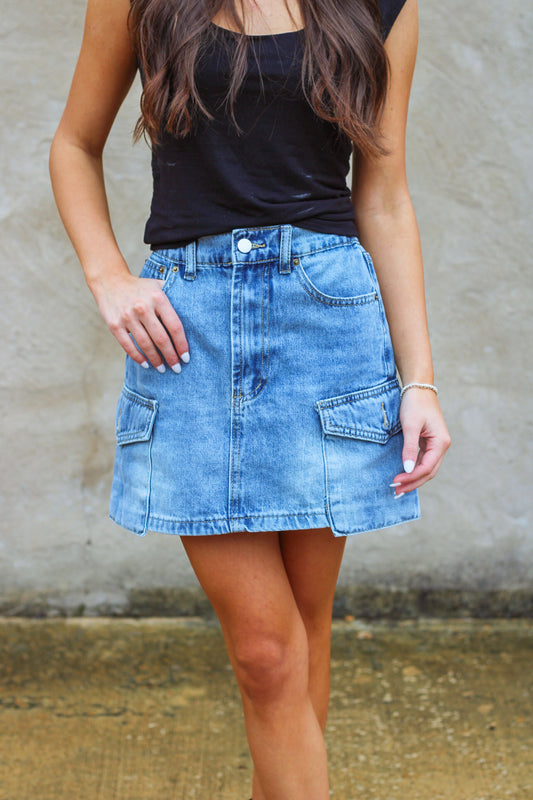 Polly Pocket Denim Skirt