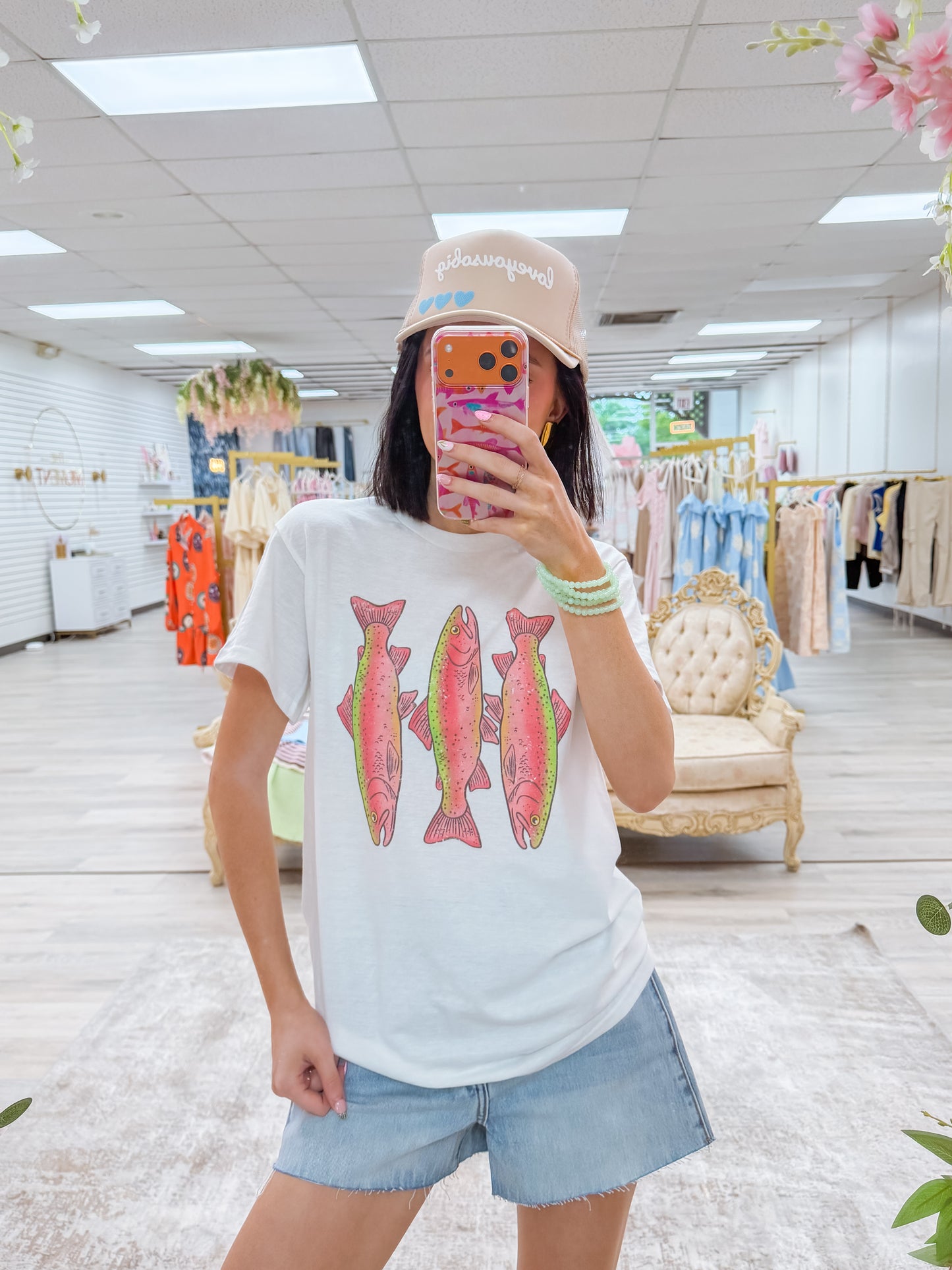 Pink Trout Tee