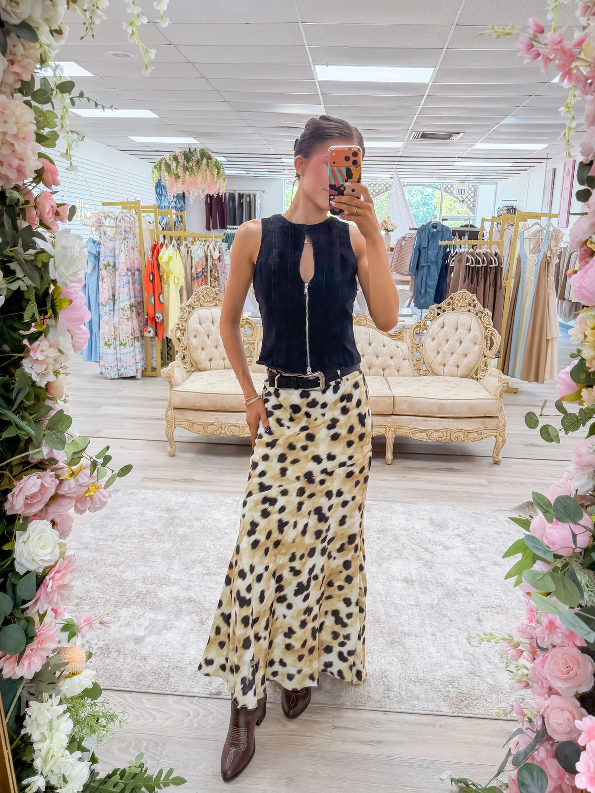 Willa Belted Skirt