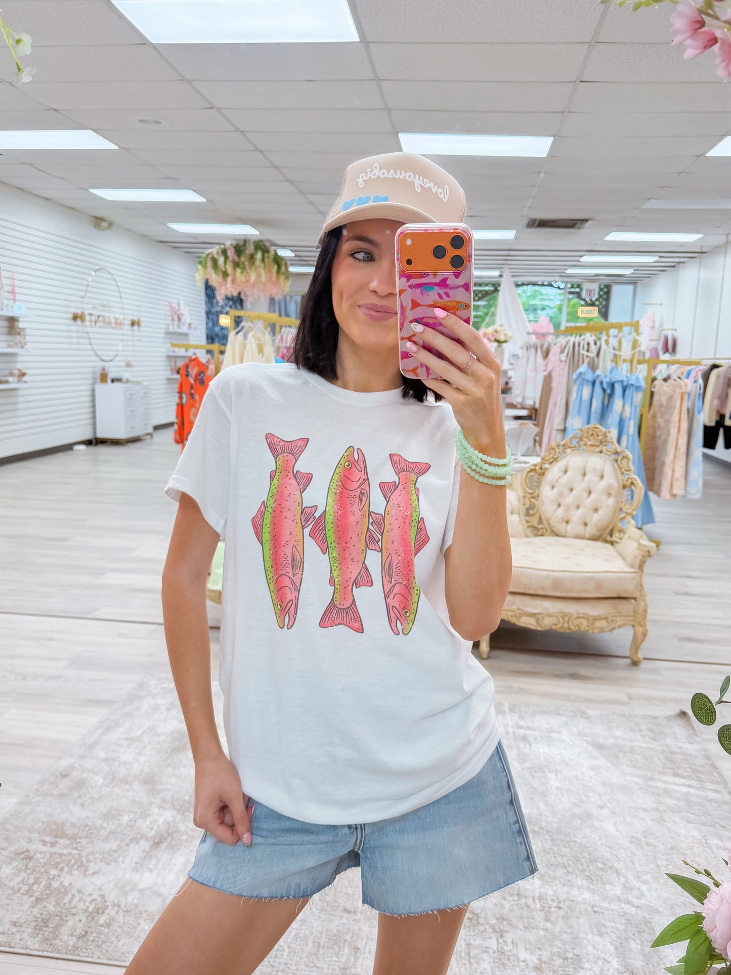 Pink Trout Tee
