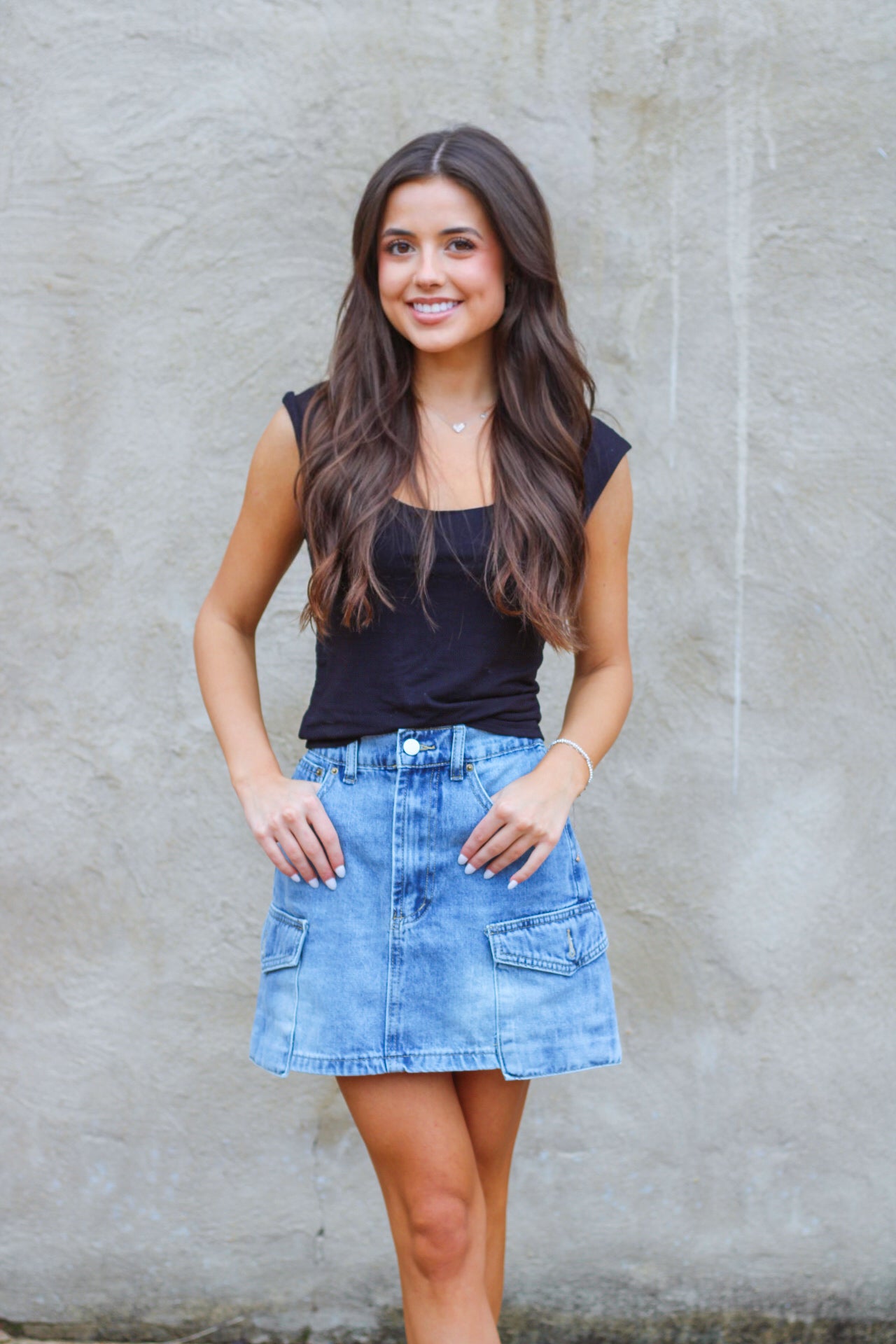 Polly Pocket Denim Skirt