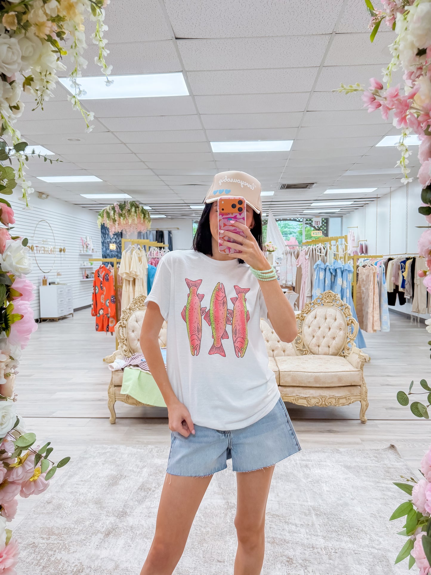 Pink Trout Tee
