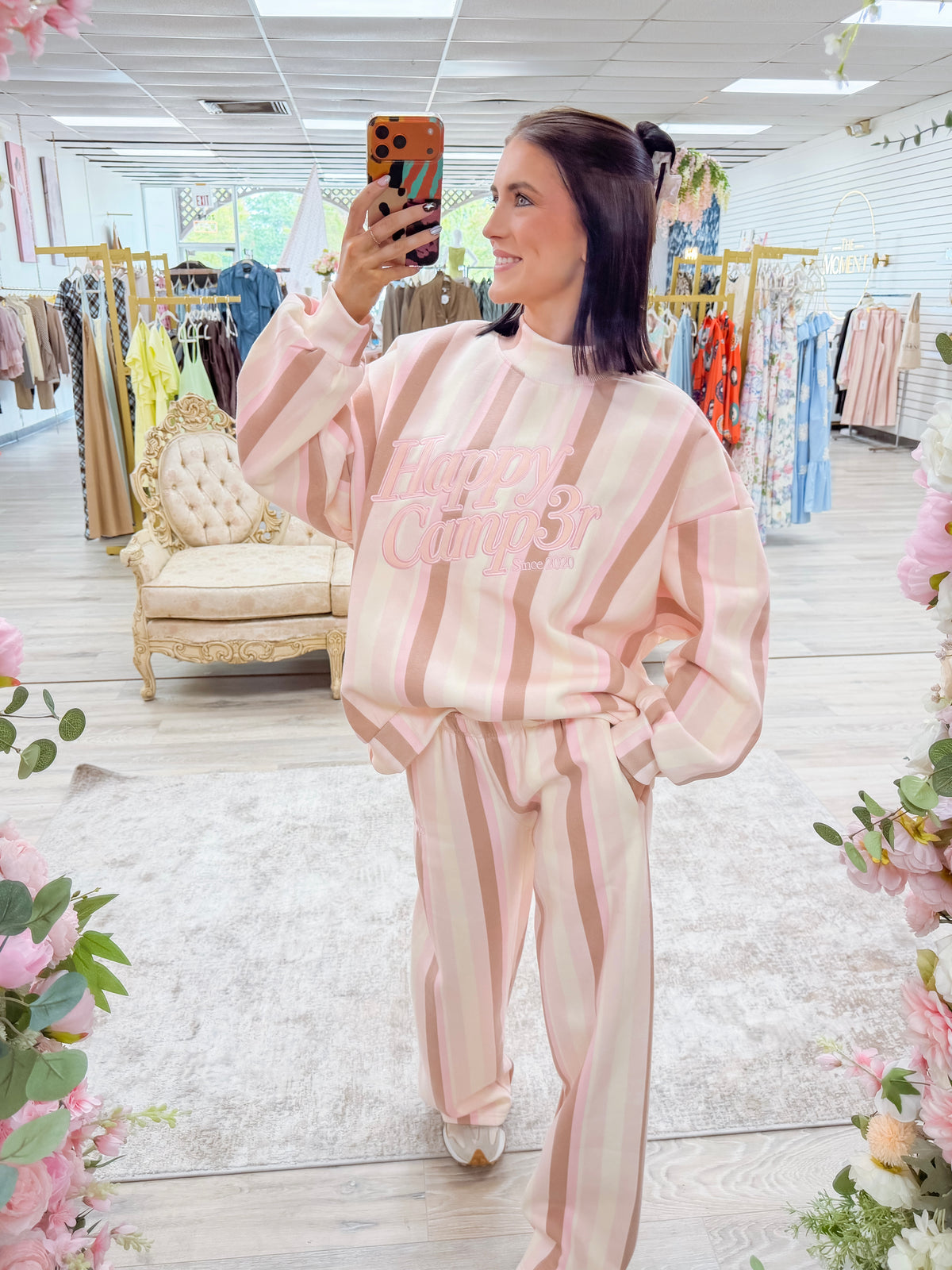 Happy Camp3r Ballet Pink Mockneck