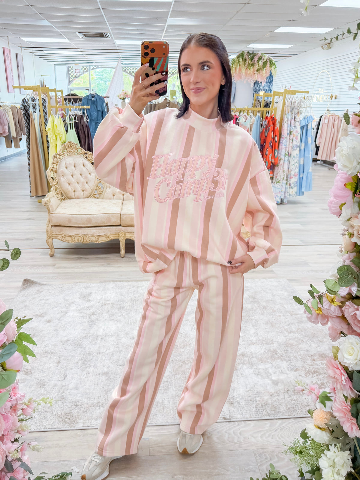 Happy Camp3r Ballet Pink Mockneck