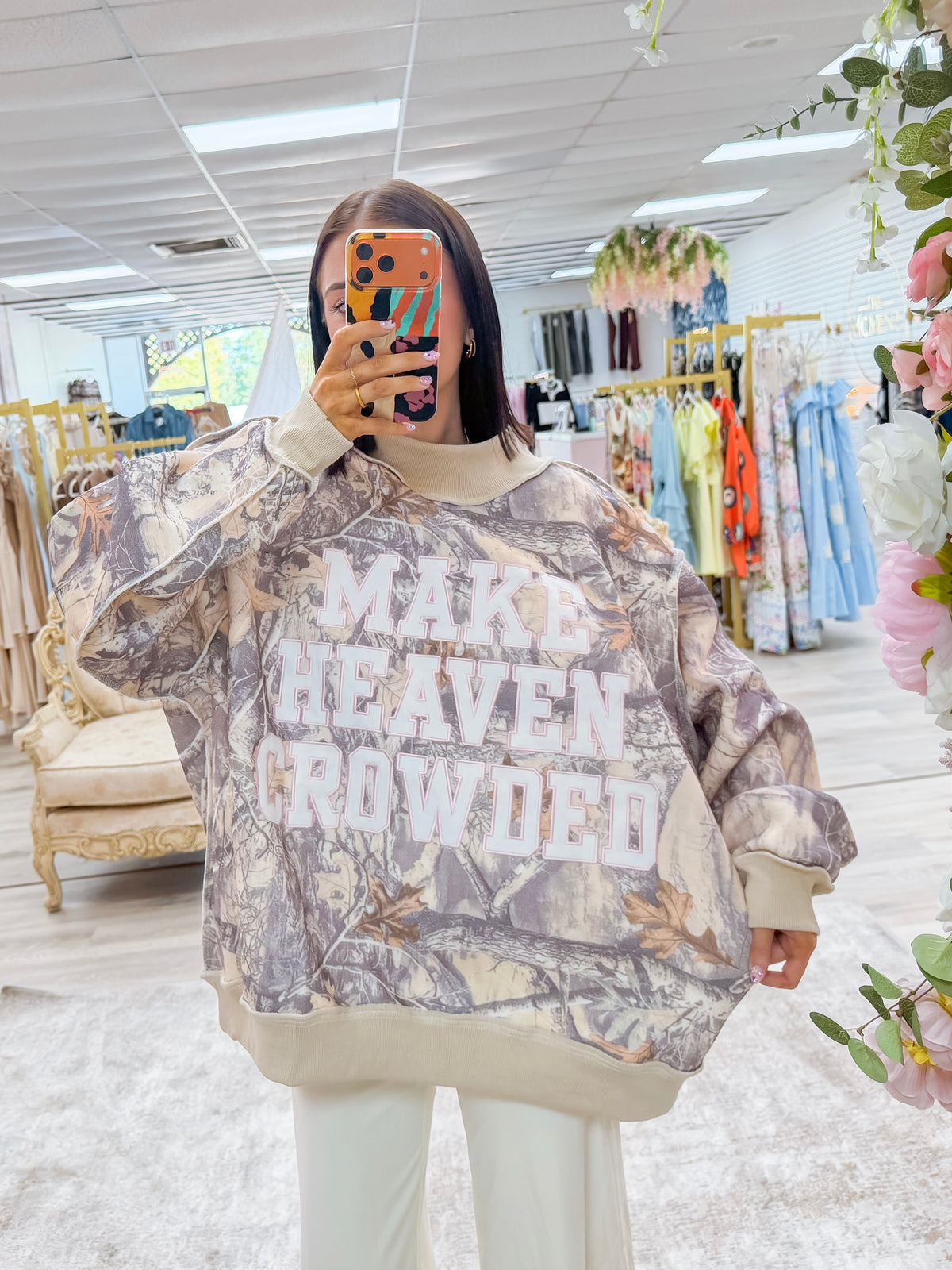 Make Heaven Crowded Mockneck
