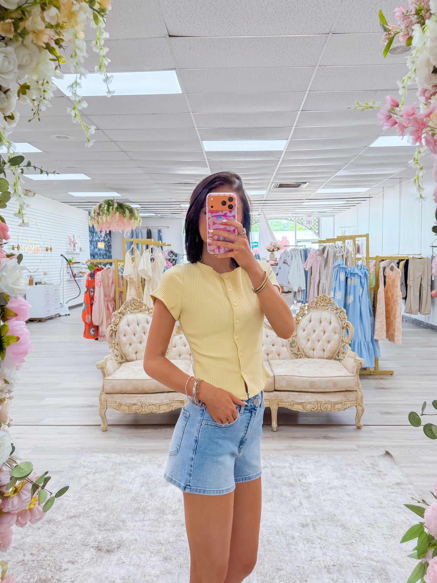 Gracelyn Denim Shorts