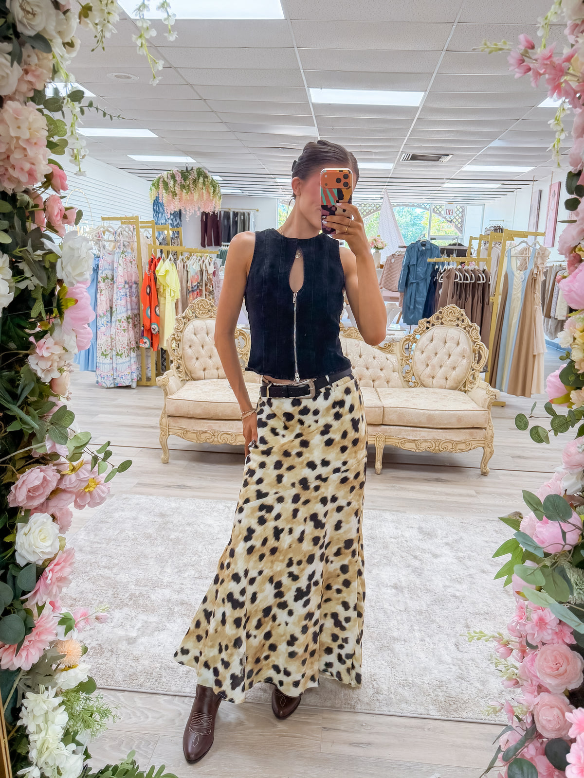 Willa Belted Skirt