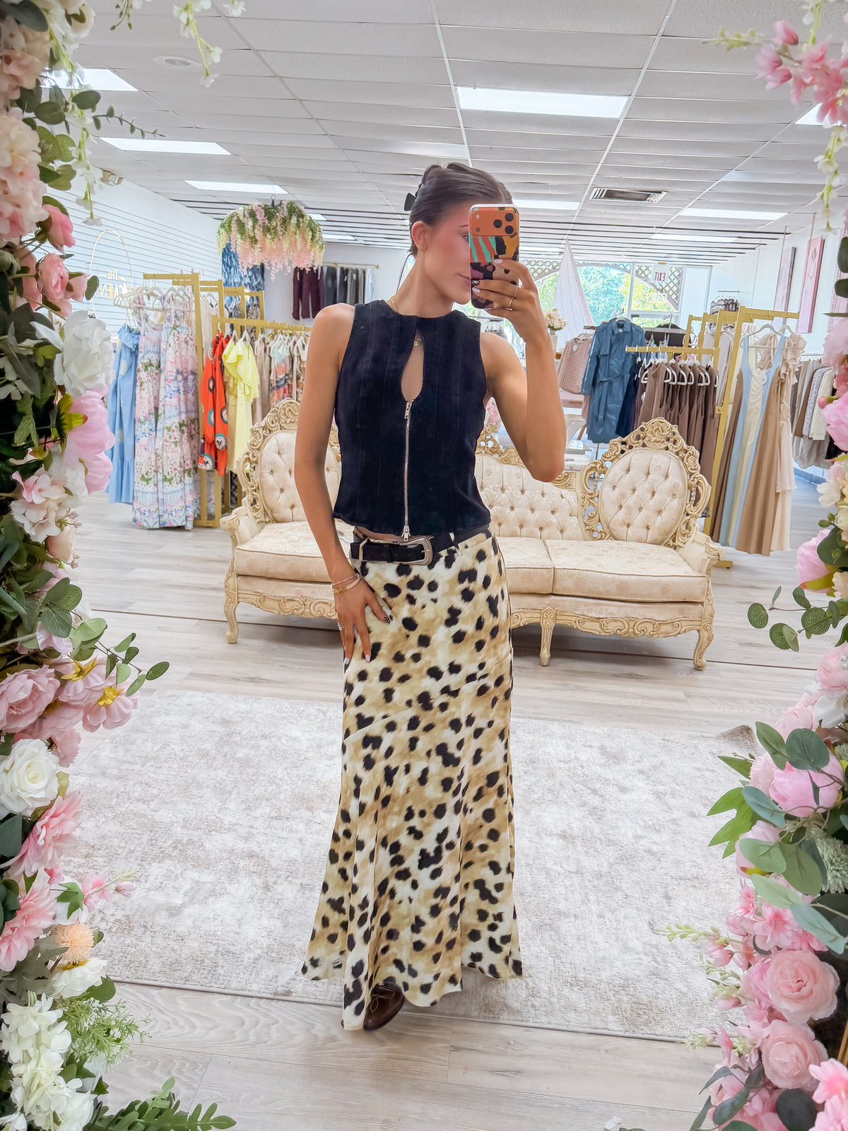 Willa Belted Skirt