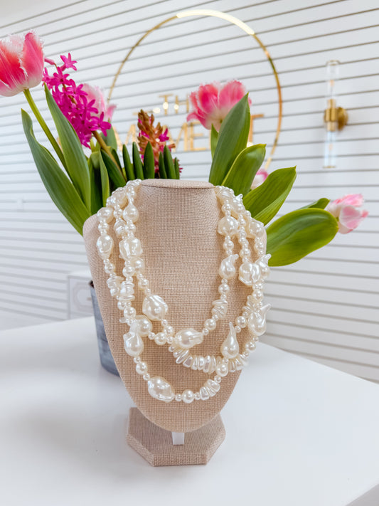 Coastal Pearl Necklace