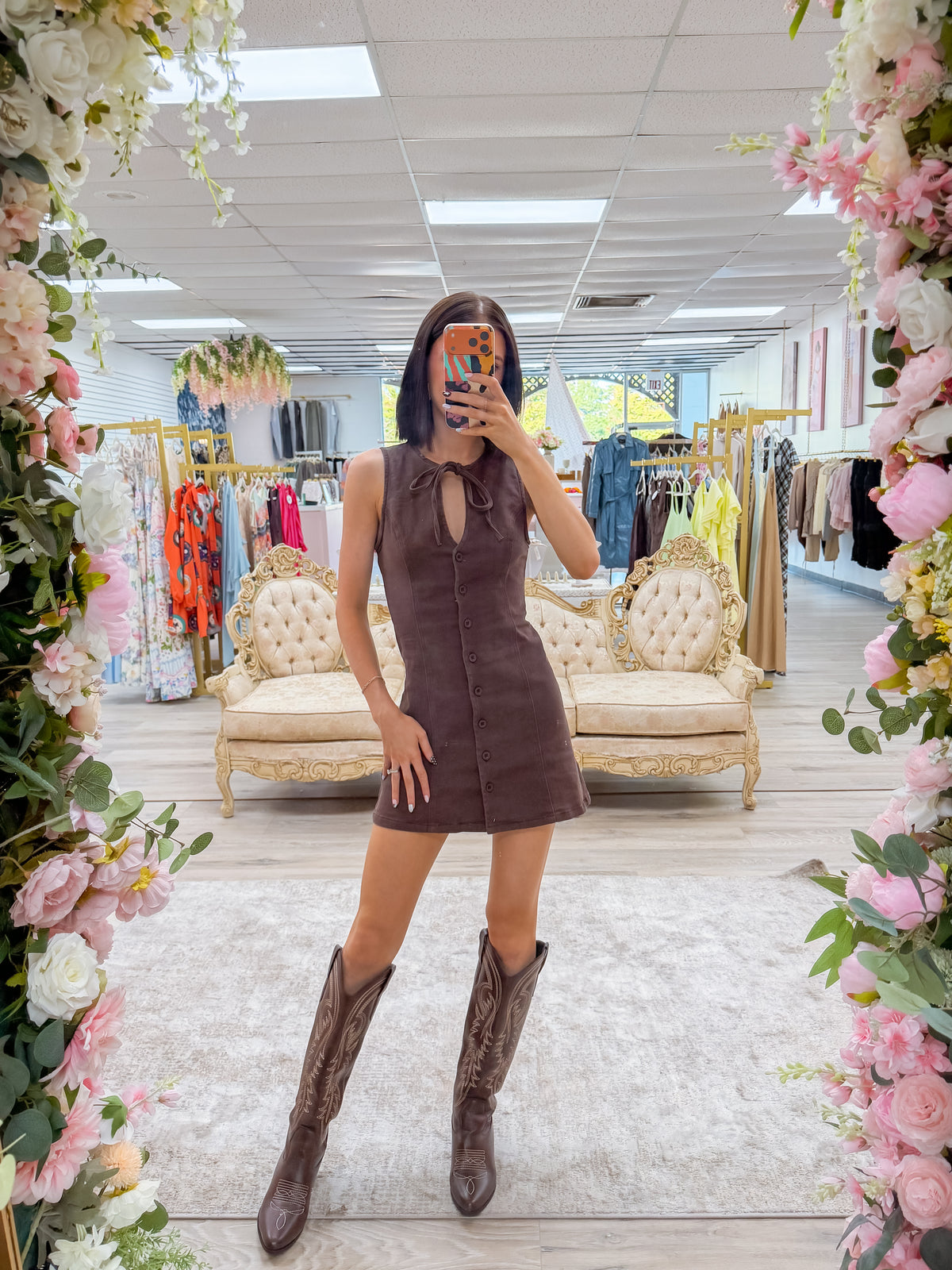 Polly Button Dress