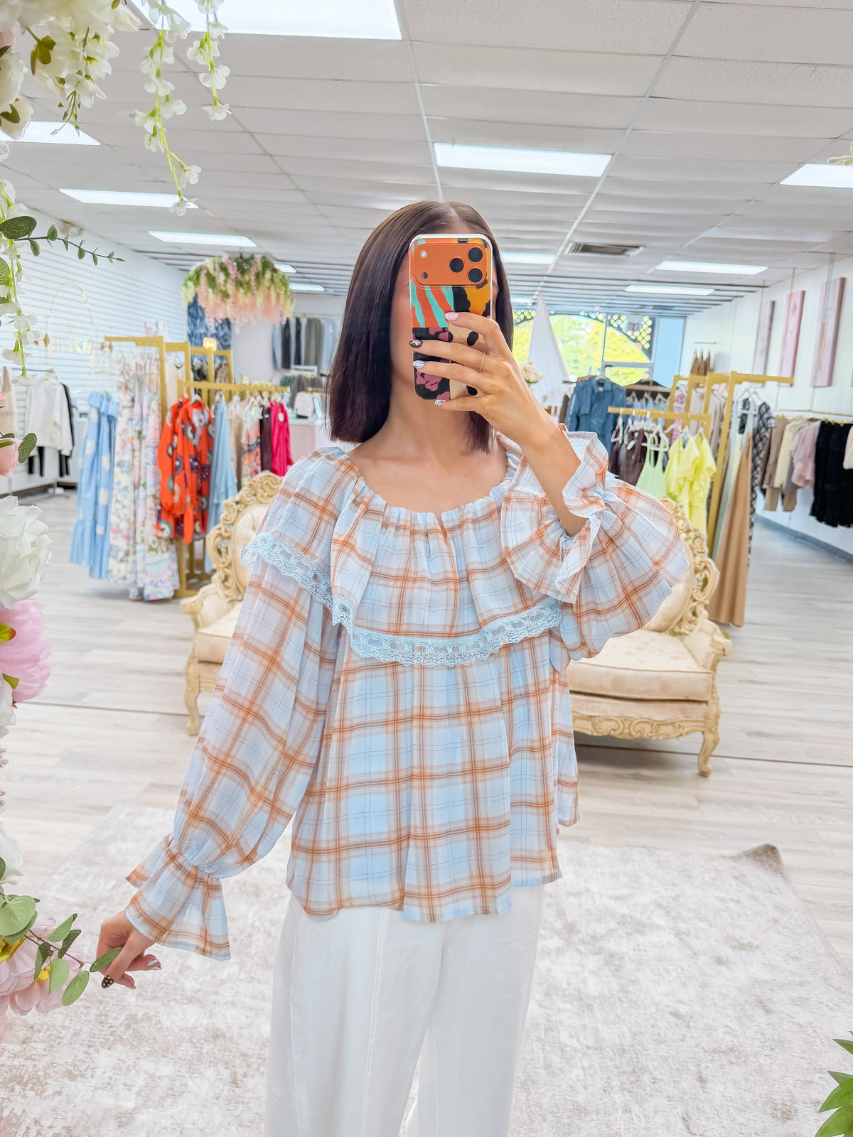 Olivia Ruffle Top