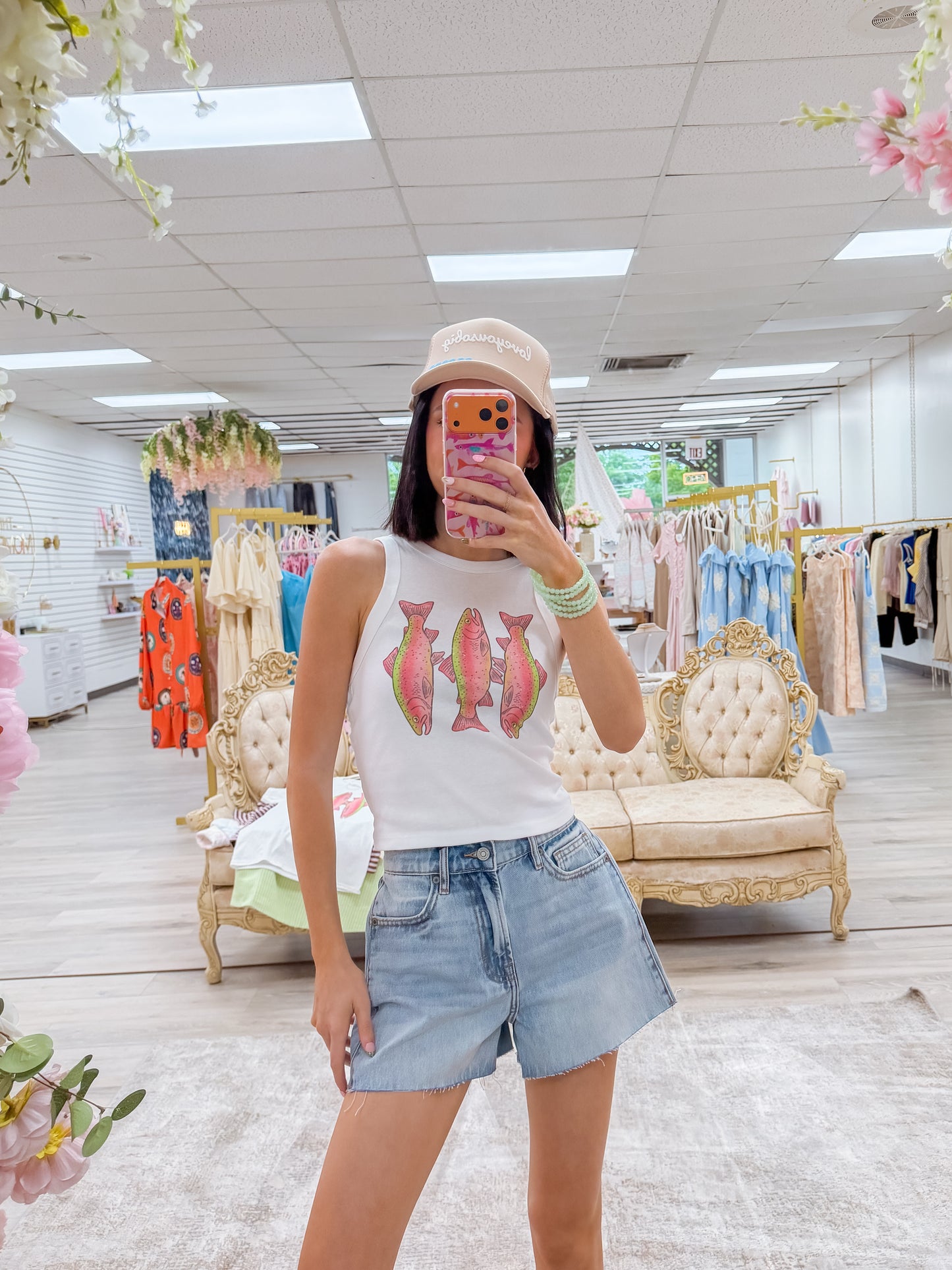 Pink Trout Tank