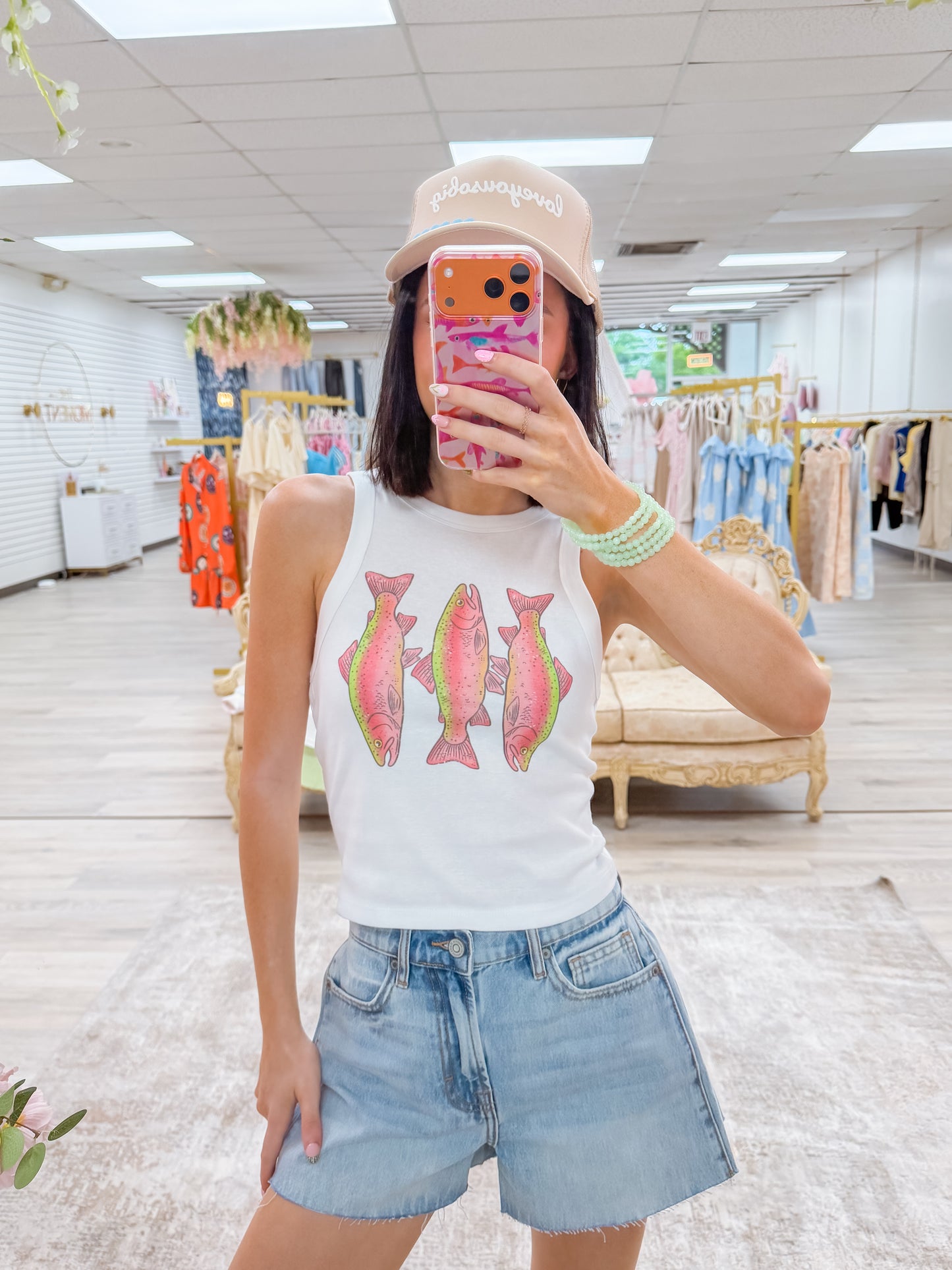 Pink Trout Tank