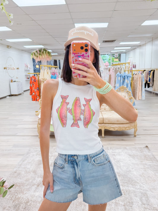 Pink Trout Tank