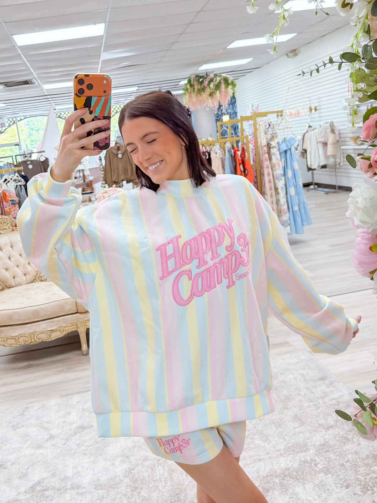 Happy Camper Sherbet Mockneck