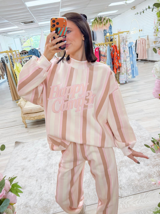 Happy Camp3r Ballet Pink Mockneck