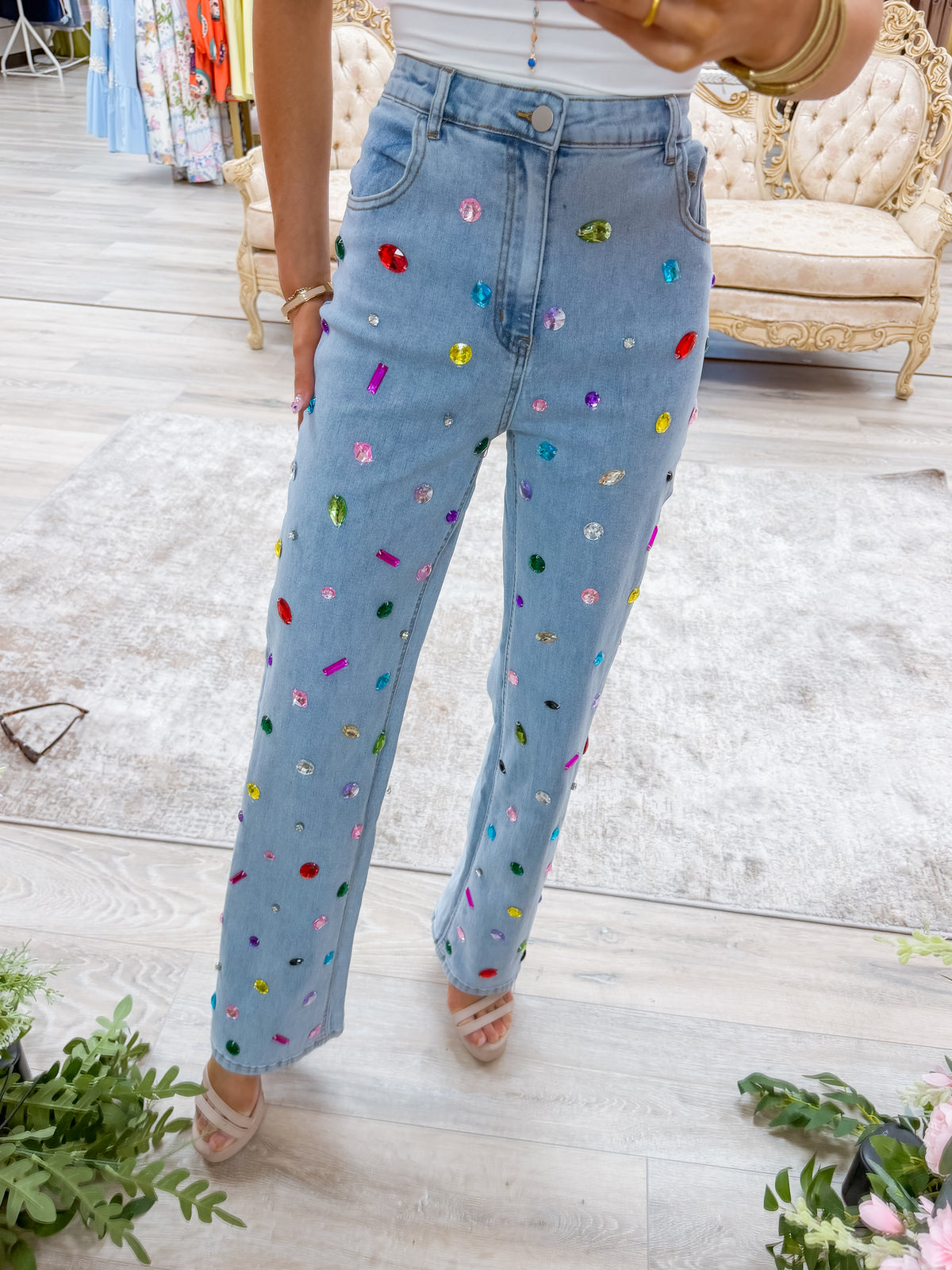 Bejeweled Jeans