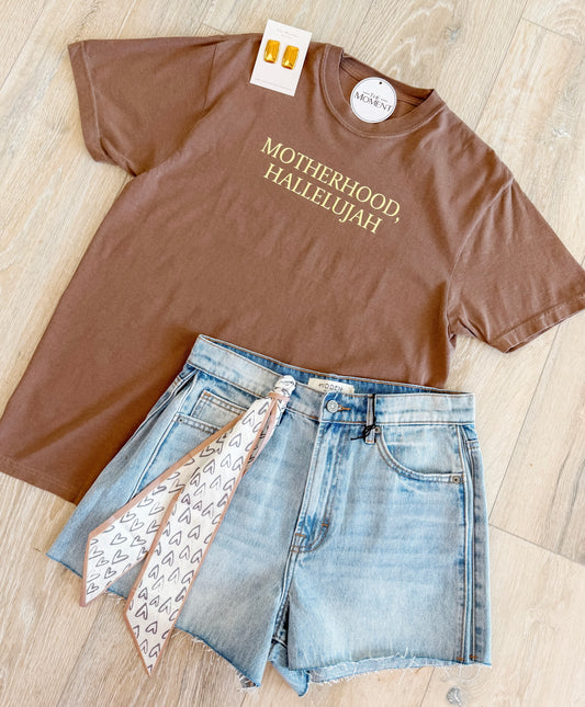 Motherhood Hallelujah Tee
