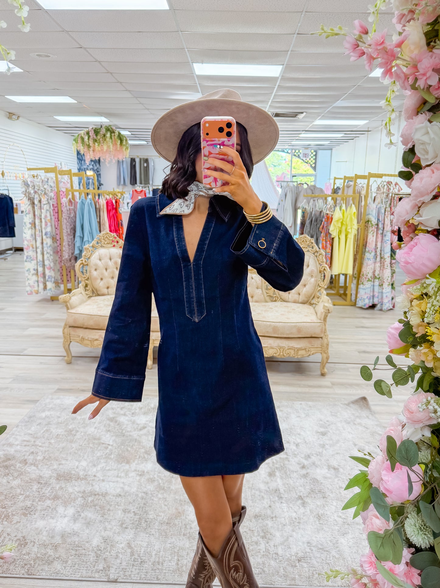 Frannie Denim Dress