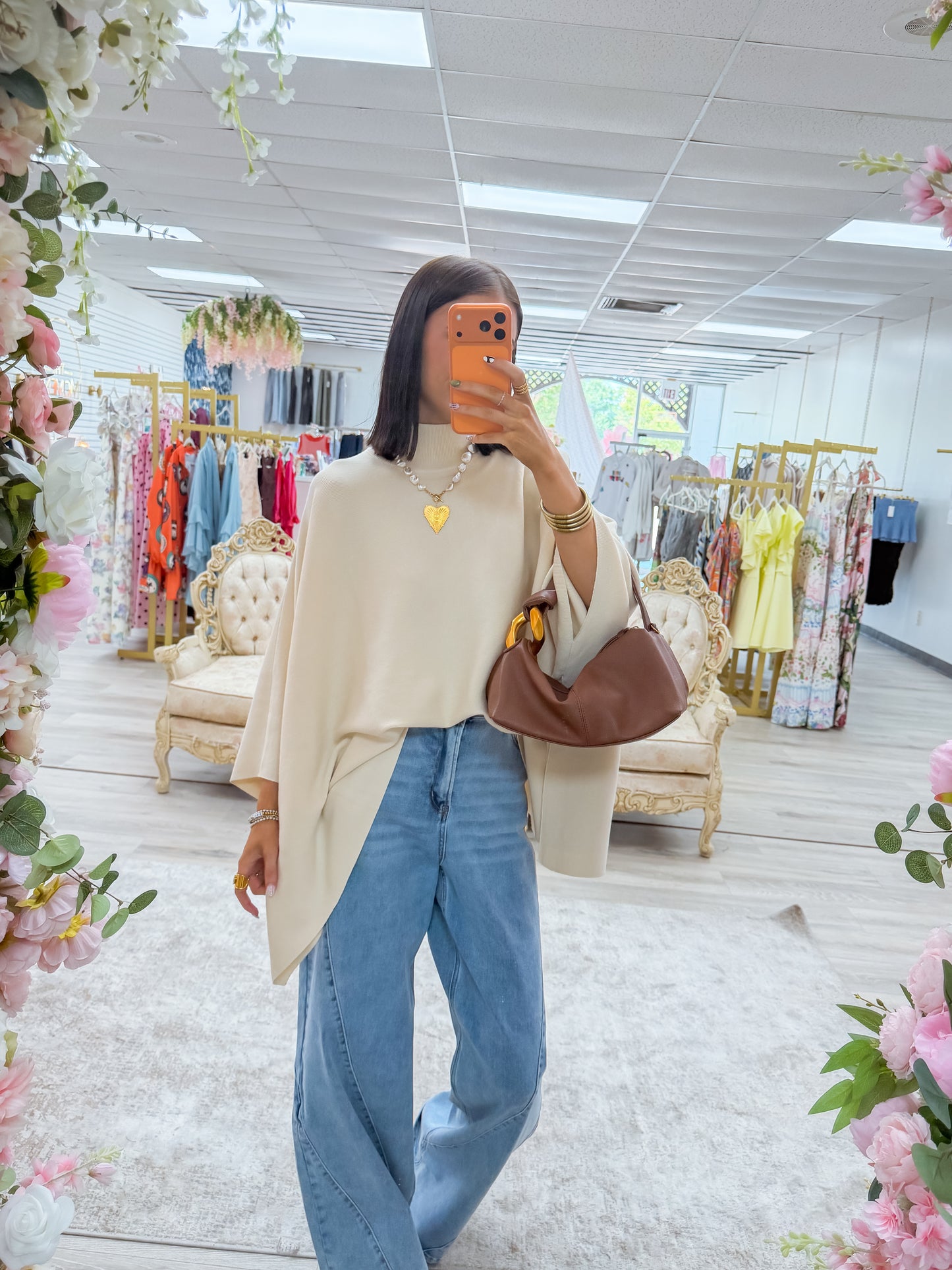 Macy Poncho Top