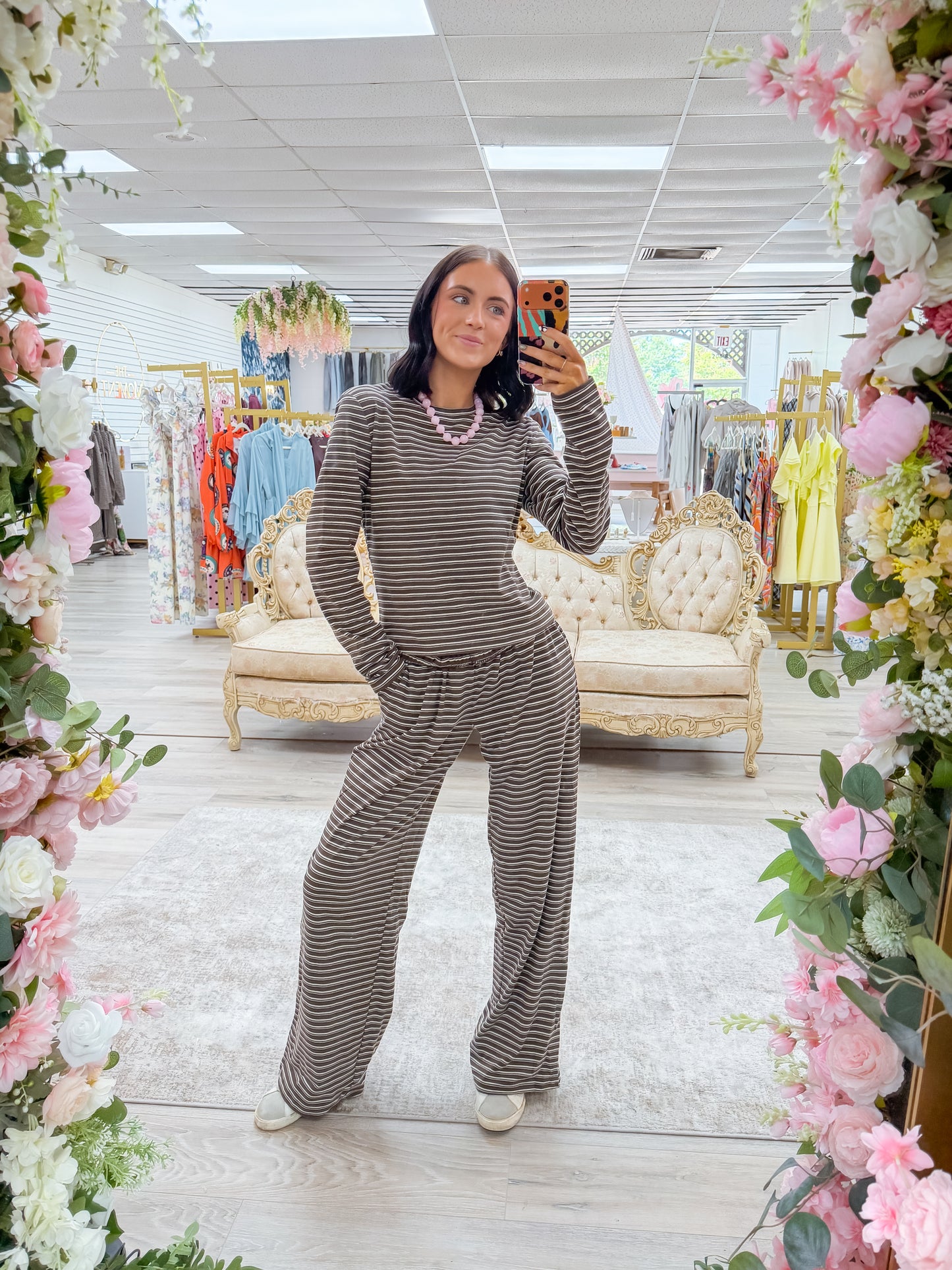Vivian Striped Set