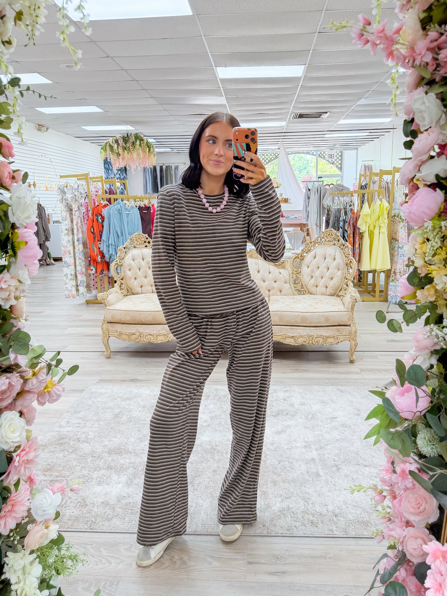 Vivian Striped Set