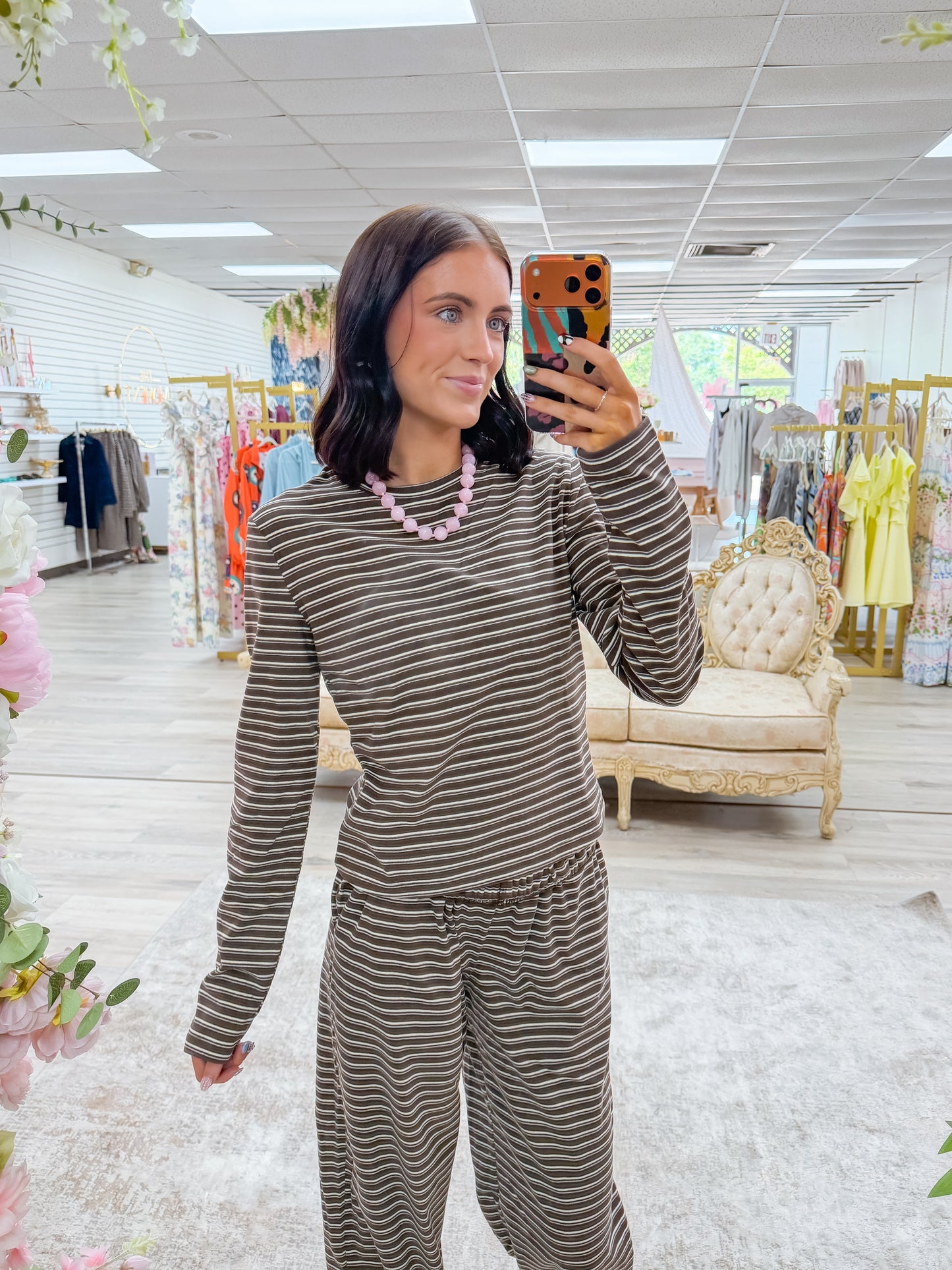 Vivian Striped Set