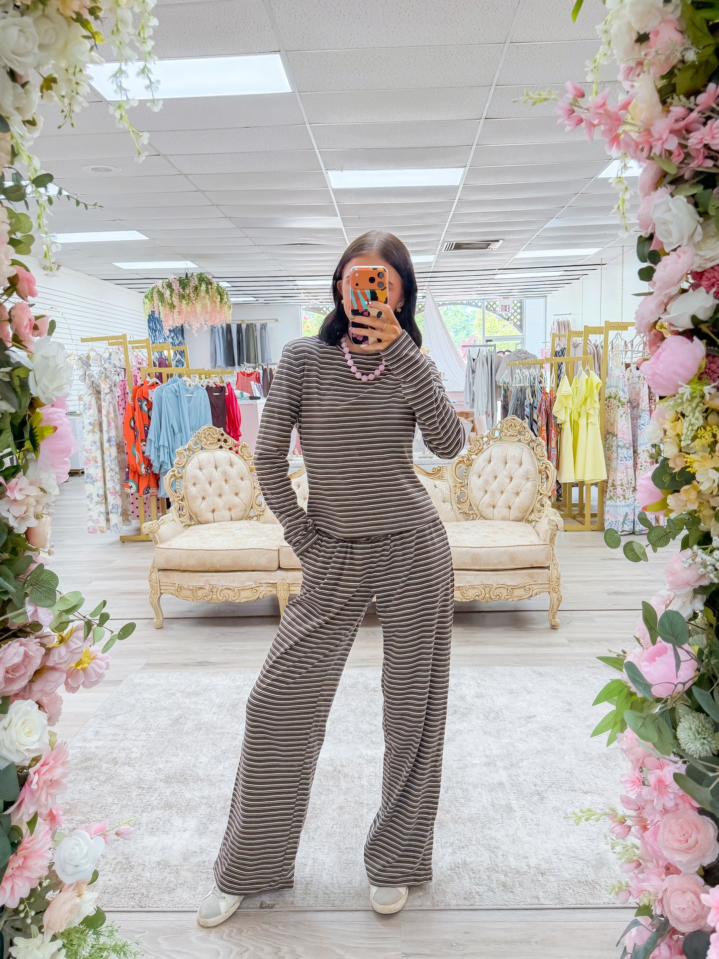 Vivian Striped Set
