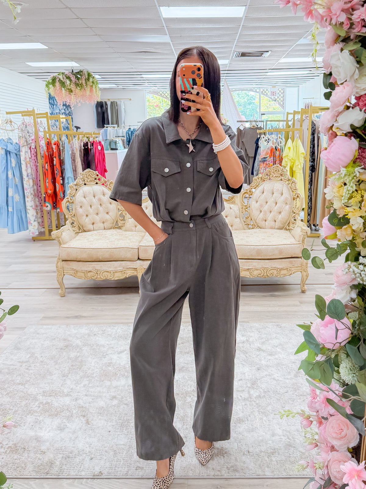Tilly Barrel Legged Jumpsuit