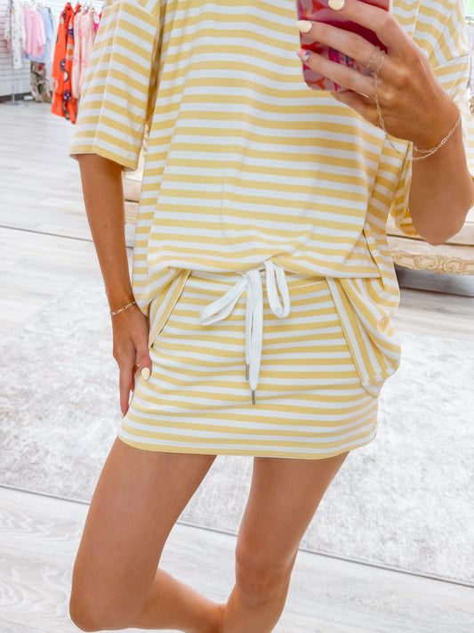 Livi Set Yellow- Skort