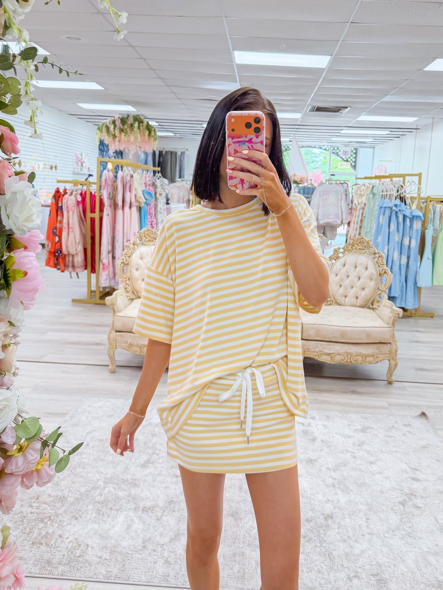 Livi Set Yellow- Skort