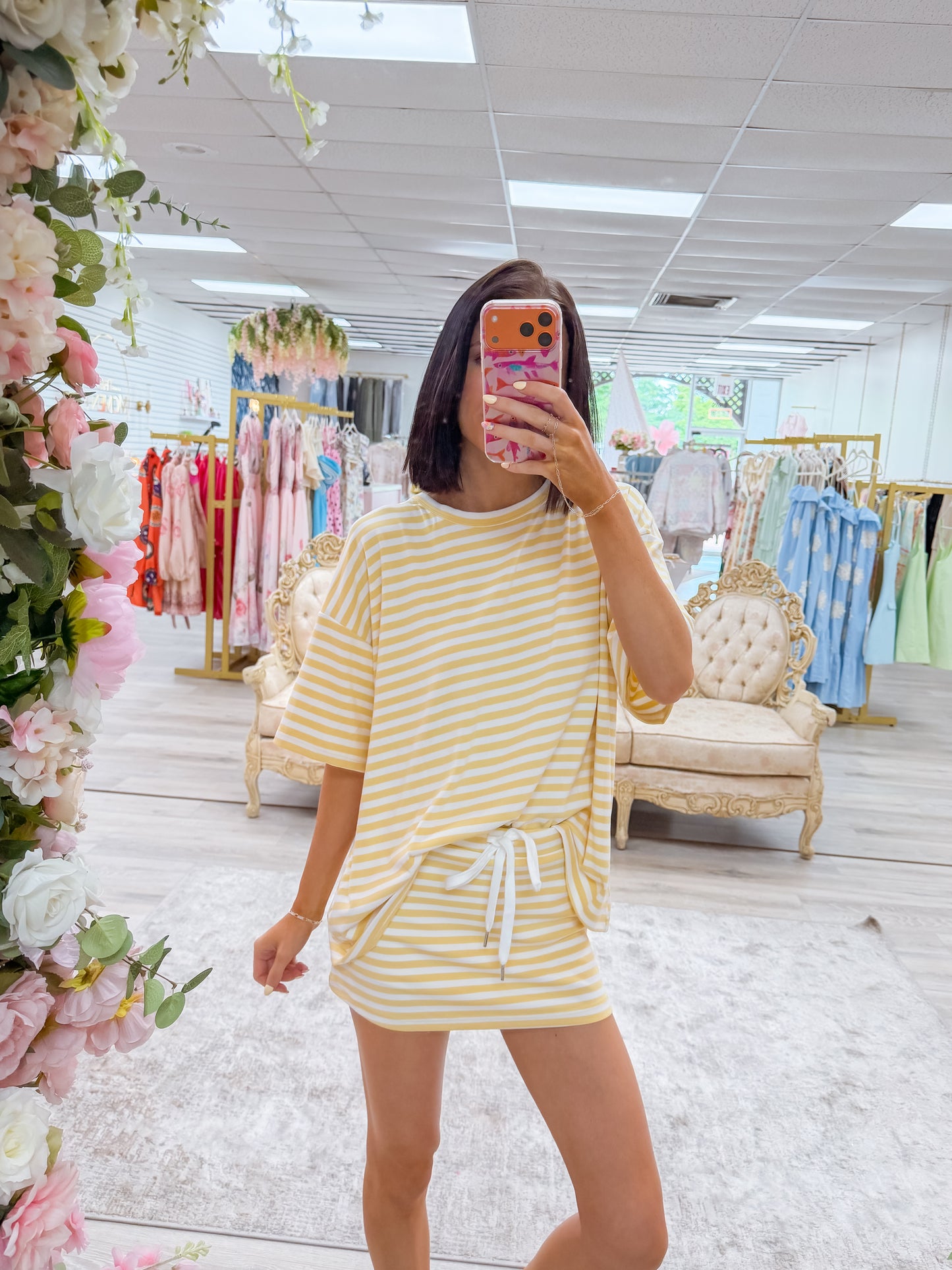 Livi Set Yellow- Skort